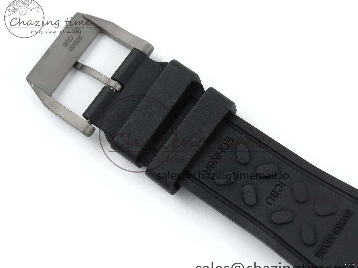 MIROTIME 0219 Pilot Top Gun IW326901 M+F 1:1 Best Edition Black Dial on Black Rubber Strap A SportInspired 6999